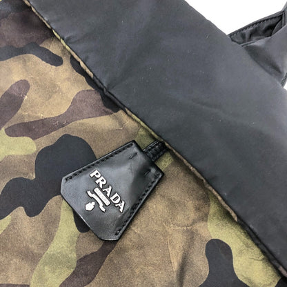 PRADA Handbag  B1959V Nylon green camouflage