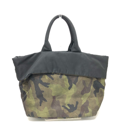 PRADA Handbag  B1959V Nylon green camouflage