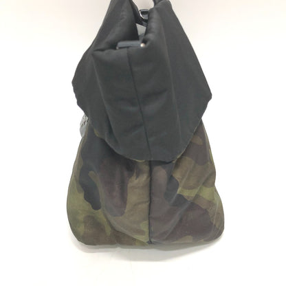 PRADA Handbag  B1959V Nylon green camouflage