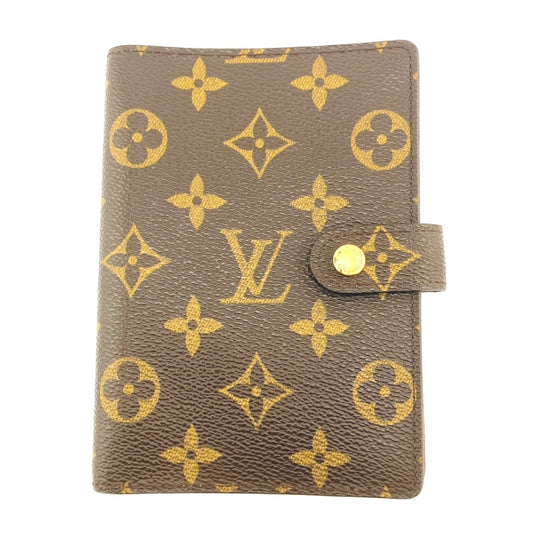 LOUIS VUITTON Notebook cover R20005 Monogram canvas Brown Monogram Agenda PM