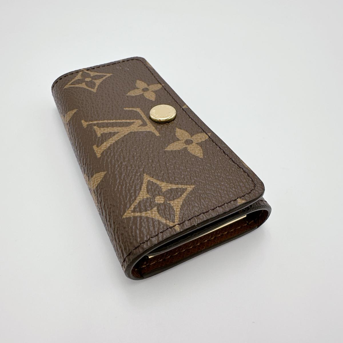 LOUIS VUITTON Key case Key holder  M69517 Monogram canvas Brown Monogram Multicles4