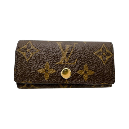 LOUIS VUITTON Key case Key holder  M81938 Monogram canvas Brown Monogram Multicles4