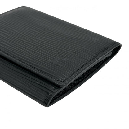 LOUIS VUITTON Card Case M56582 Epi Leather black Epi Anvelop Cult de Visit