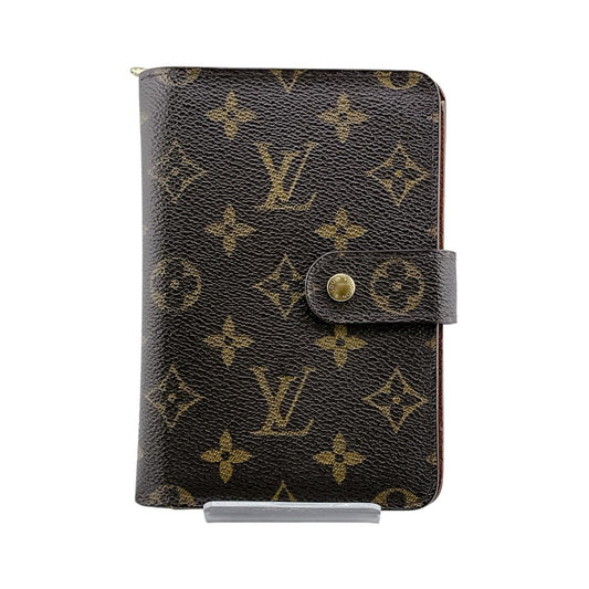 LOUIS VUITTON Bifold Wallet M61207 Monogram canvas Brown Porto Papier Zip Around