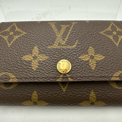 LOUIS VUITTON Key case Key holder  M62630 Monogram canvas Brown Monogram Multicles6