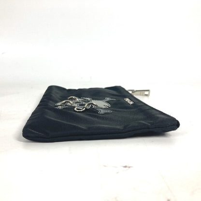 PRADA Pouch 2M1214 Nylon black Makeup pouch Cosmetics Pouch Skull skull