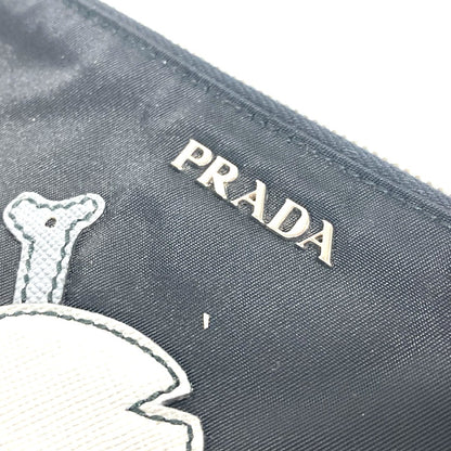 PRADA Pouch 2M1214 Nylon black Makeup pouch Cosmetics Pouch Skull skull