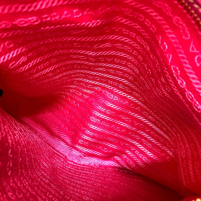 PRADA Tote Bag BR4634 Nylon / leather pink Gojaguard