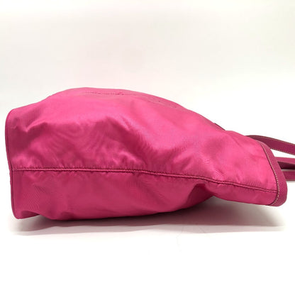 PRADA Tote Bag BR4634 Nylon / leather pink Gojaguard