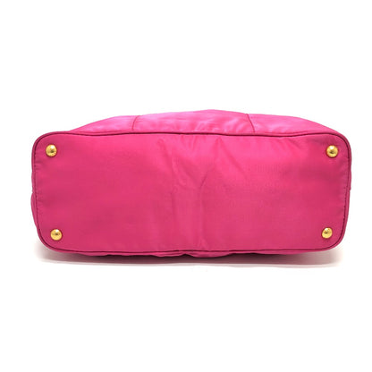 PRADA Tote Bag BR4634 Nylon / leather pink Gojaguard