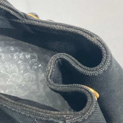 PRADA Tote Bag 1BG439 canvas black Crossbody Canapa S with Stones