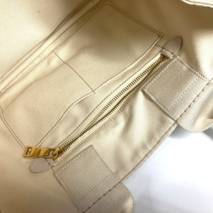 PRADA Tote Bag BN1877 canvas White type Canapa