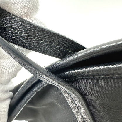 PRADA Tote Bag 1BG065 Nylon, Velour black Kaye trompe l'oeil
