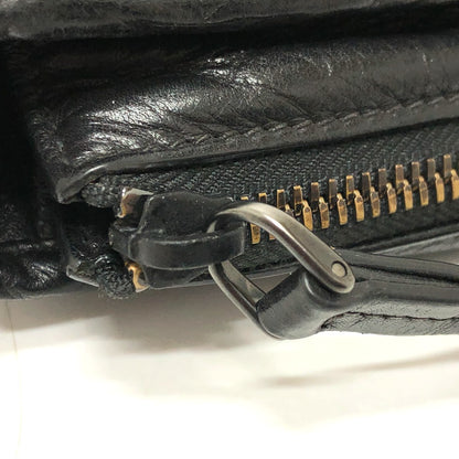 PRADA Shoulder Bag 2VH022 leather black Messenger