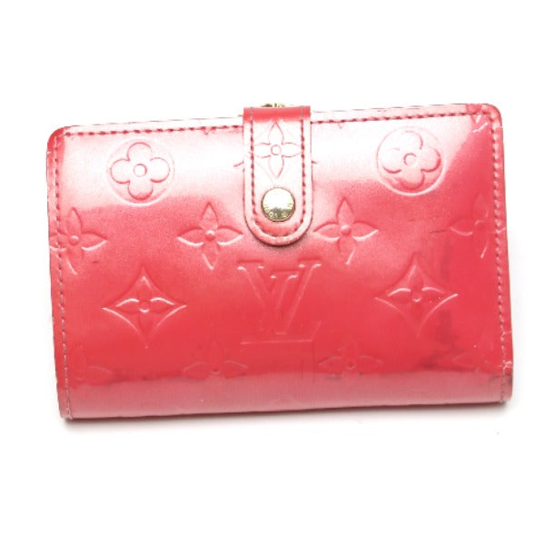 LOUIS VUITTON Bifold Wallet M9141F Monogram Vernis pink Vernis Gamaguchi Wallet With card pocket