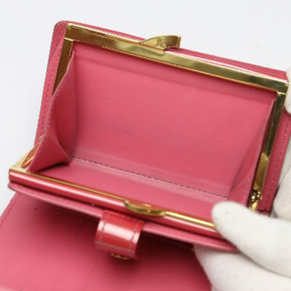 LOUIS VUITTON Bifold Wallet M9141F Monogram Vernis pink Vernis Gamaguchi Wallet With card pocket