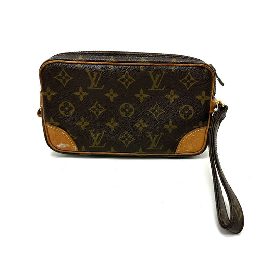 LOUIS VUITTON business bag M51827 Monogram canvas Brown Marly Dragonne PM
