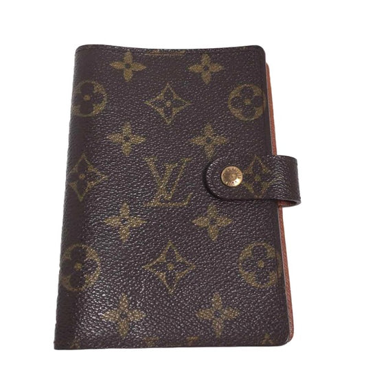 LOUIS VUITTON Notebook cover R20005 Monogram canvas Brown Monogram Agenda PM