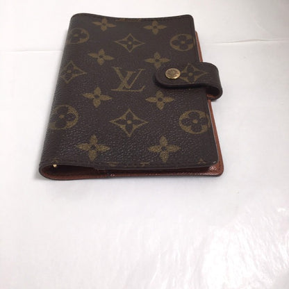 LOUIS VUITTON Notebook cover R20005 Monogram canvas Brown Monogram Agenda PM