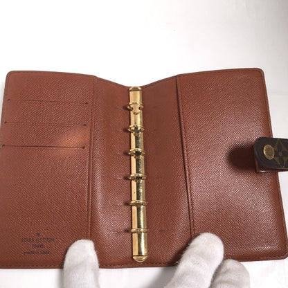 LOUIS VUITTON Notebook cover R20005 Monogram canvas Brown Monogram Agenda PM