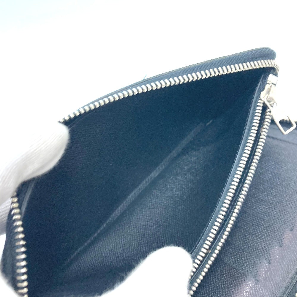 LOUIS VUITTON Long Wallet Purse N63095 Damier Grafitto Canvas black Zippy Wallet Vertical