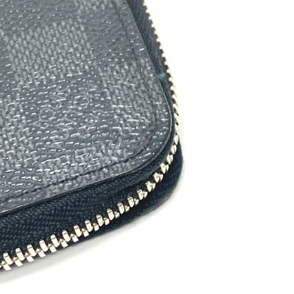 LOUIS VUITTON Long Wallet Purse N63095 Damier Grafitto Canvas black Zippy Wallet Vertical