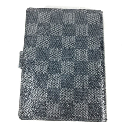 LOUIS VUITTON Notebook cover R21130 Damier Grafitto Canvas black Damier Grafitte Illustre Agenda PM