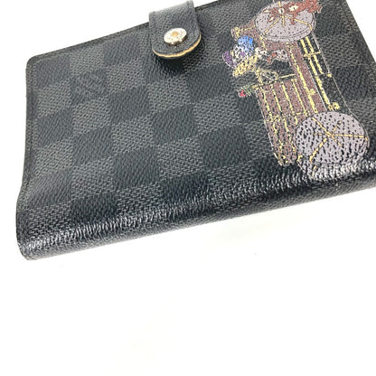 LOUIS VUITTON Notebook cover R21130 Damier Grafitto Canvas black Damier Grafitte Illustre Agenda PM
