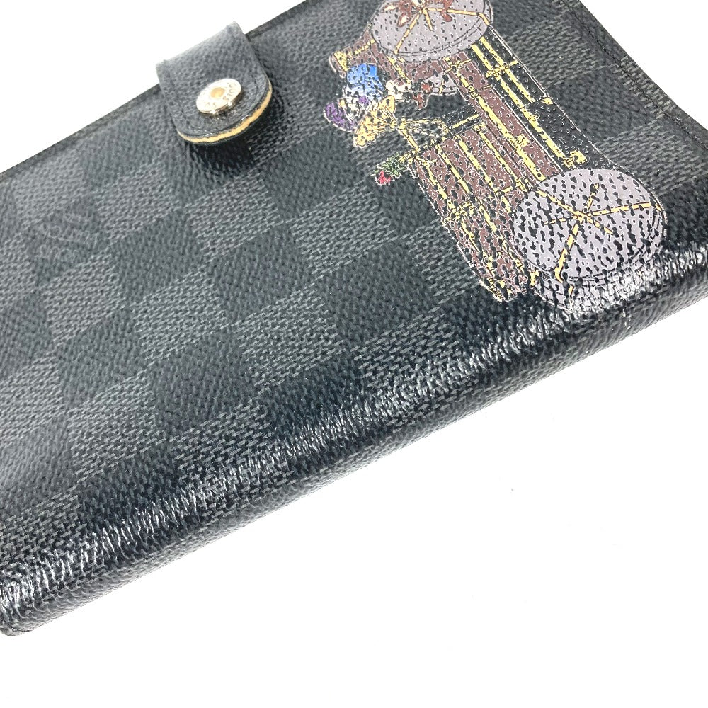 LOUIS VUITTON Notebook cover R21130 Damier Grafitto Canvas black Damier Grafitte Illustre Agenda PM