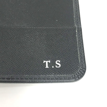 LOUIS VUITTON Note cover R20409 Taiga Leather black Taiga Agenda Bureau