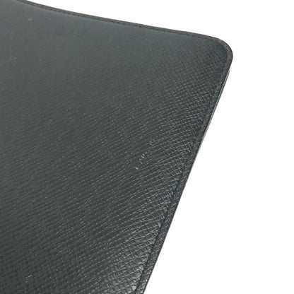 LOUIS VUITTON Note cover R20409 Taiga Leather black Taiga Agenda Bureau