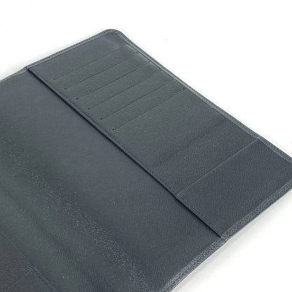 LOUIS VUITTON Note cover R20409 Taiga Leather black Taiga Agenda Bureau