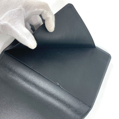 LOUIS VUITTON Note cover R20409 Taiga Leather black Taiga Agenda Bureau