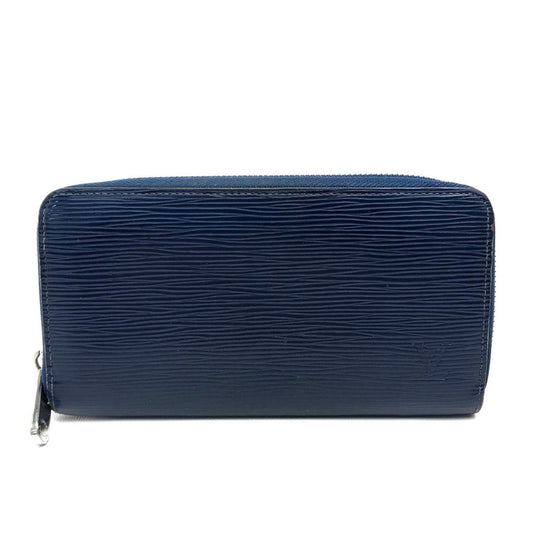 LOUIS VUITTON Long Wallet Purse M60307 Epi Leather blue Epi Zippy wallet
