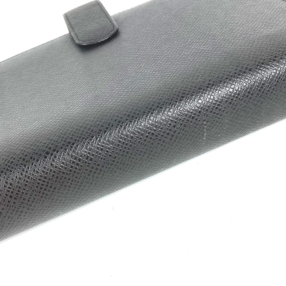 LOUIS VUITTON Notebook cover R20222 Taiga Leather black Taiga Agenda MM