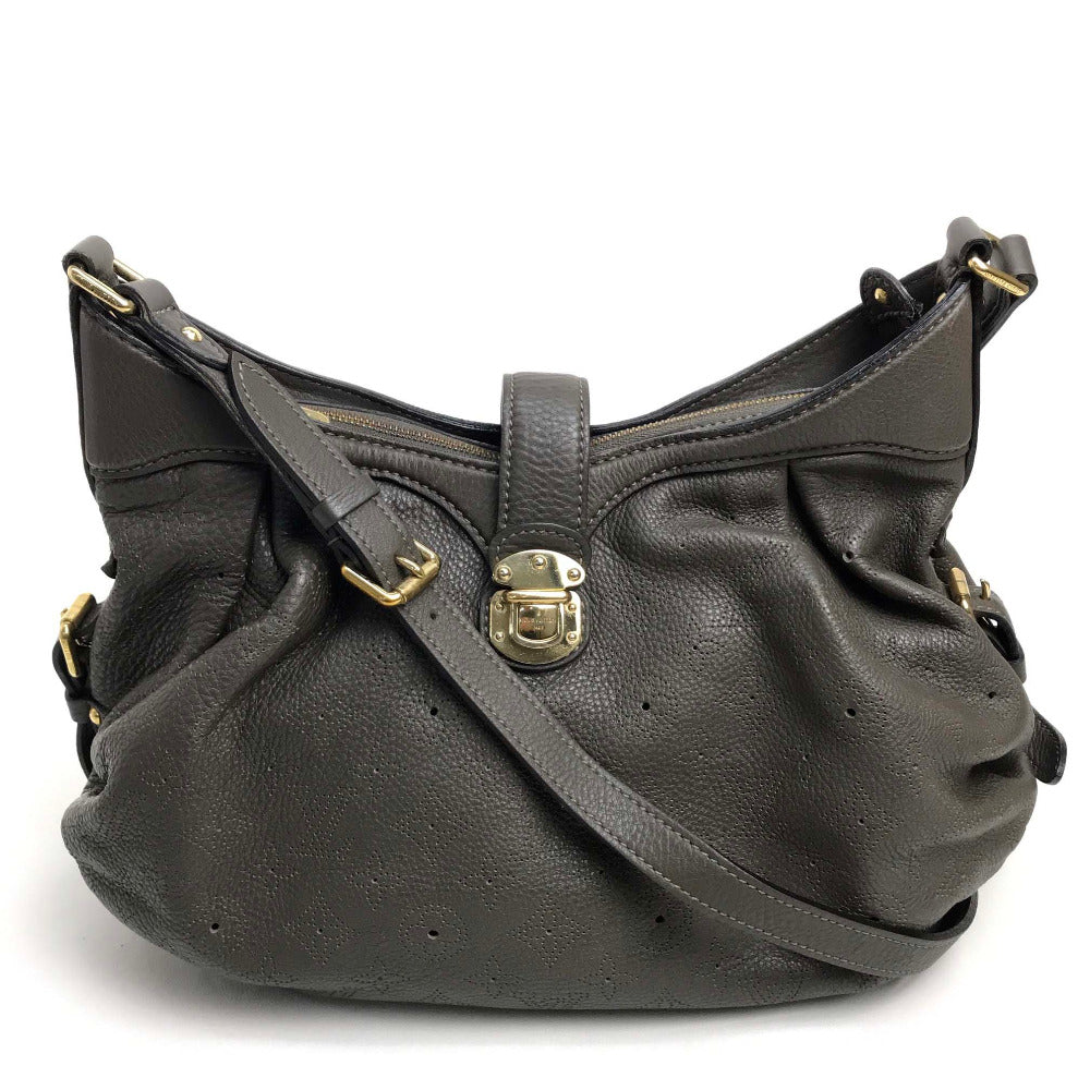 LOUIS VUITTON Shoulder Bag M95768 monogram mahina leather gray Monogram Mahina XS Women Used Authentic