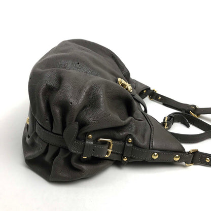 LOUIS VUITTON Shoulder Bag M95768 monogram mahina leather gray Monogram Mahina XS Women Used Authentic