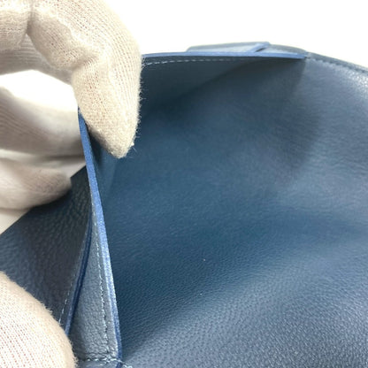 LOUIS VUITTON Note cover leather Navy Books Notepads logo