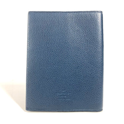 LOUIS VUITTON Note cover leather Navy Books Notepads logo