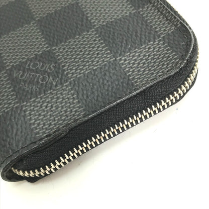 LOUIS VUITTON Coin case N61237 Damier Grafitto Canvas black Damier Grafitte Porto Monnaie