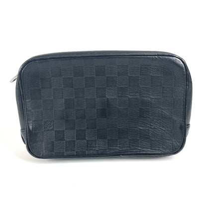 LOUIS VUITTON business bag N23347 Damier Anfini Leather black Damier Anfini Truth Toilette