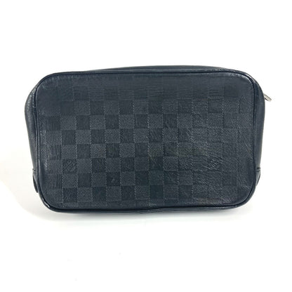 LOUIS VUITTON business bag N23347 Damier Anfini Leather black Damier Anfini Truth Toilette