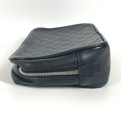 LOUIS VUITTON business bag N23347 Damier Anfini Leather black Damier Anfini Truth Toilette