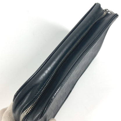 LOUIS VUITTON business bag N23347 Damier Anfini Leather black Damier Anfini Truth Toilette