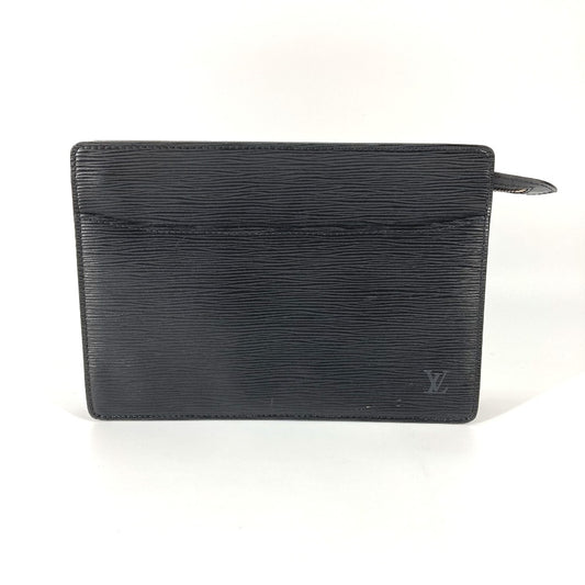 LOUIS VUITTON business bag M52522 Epi Leather black Epi Pochette homme