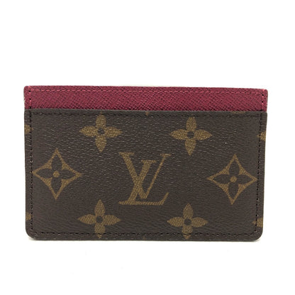 LOUIS VUITTON Card Case M60703 Monogram canvas Brown Monogram Porto cult · Simple