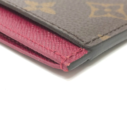 LOUIS VUITTON Card Case M60703 Monogram canvas Brown Monogram Porto cult · Simple