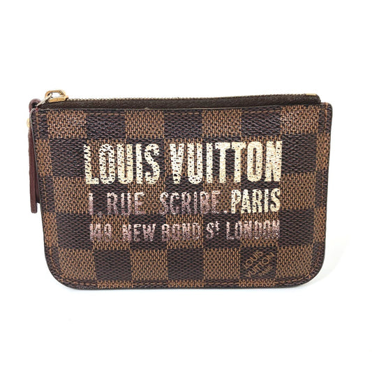 LOUIS VUITTON Coin case N63094 Damier canvas Brown Damier Pochette cree