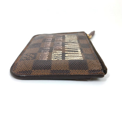 LOUIS VUITTON Coin case N63094 Damier canvas Brown Damier Pochette cree