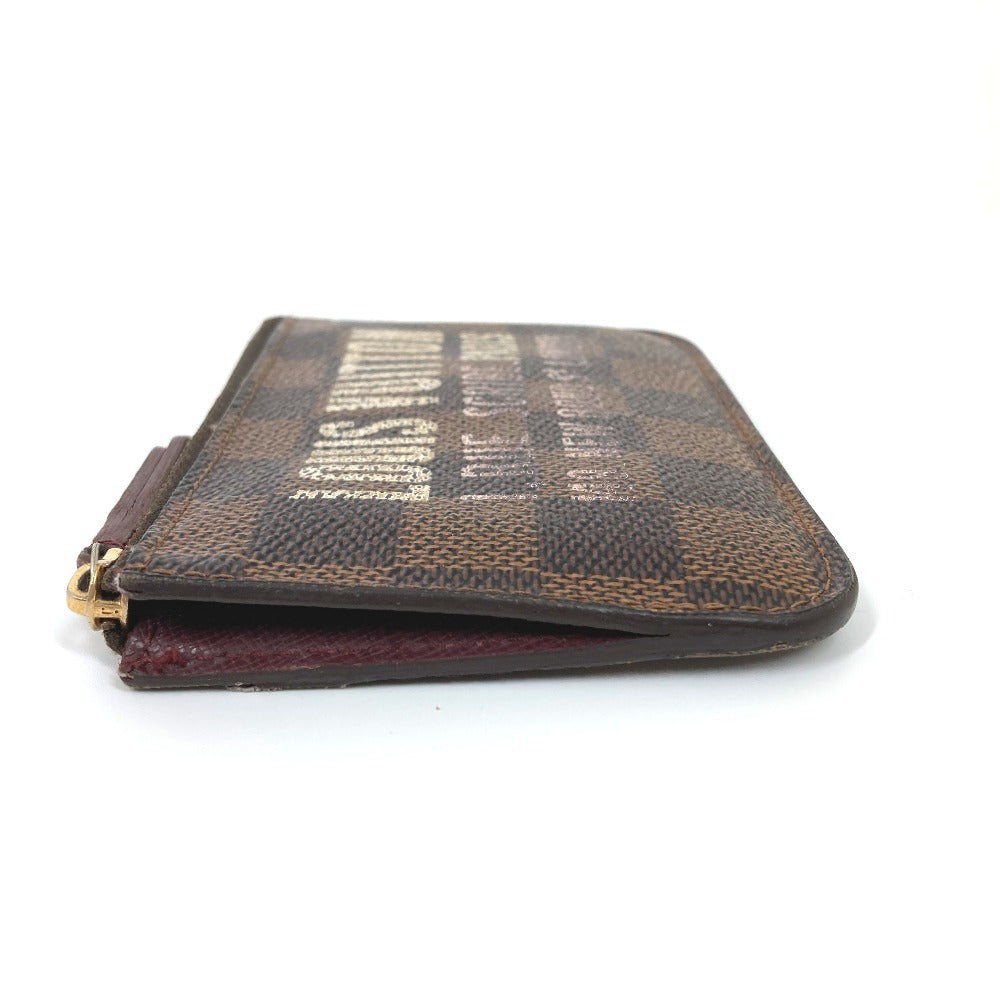 LOUIS VUITTON Coin case N63094 Damier canvas Brown Damier Pochette cree